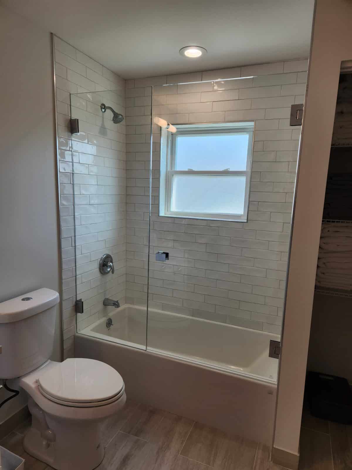 Tall Glass Shower Doors La Grange Glass & Mirror Co.