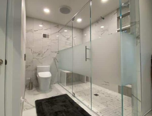 Tall Frosted Shower Doors