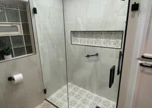 Clear Glass shower doors